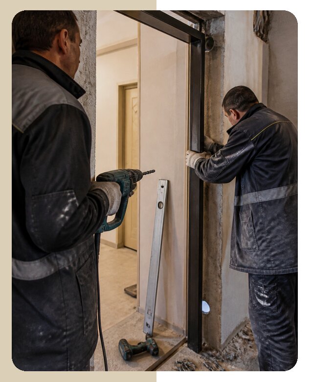 Укрепление дверного проема под установку двери в Барабинске