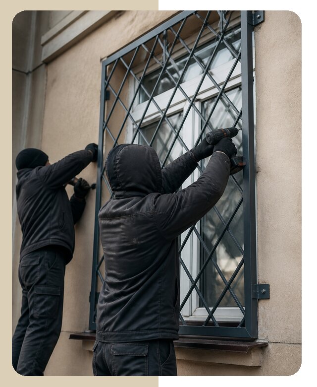 Установка антивандальных решеток на окна в Барабинске